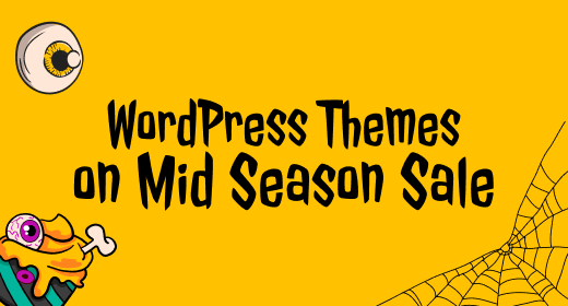 October Mid Season Sale on WordPress Themes